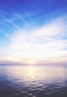 Sunset over Gulf of Mexico