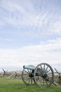 Cannon on Gettysburg Battlefield