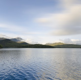 View of Whiteface Mountain from Lake Placid