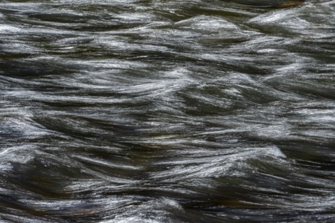 Motion blurred water of Salmon River