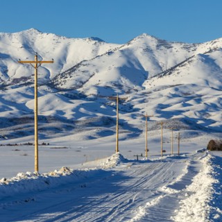 Road leading to Soldier Mountain