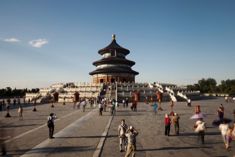 Temple of Heaven overlooking square