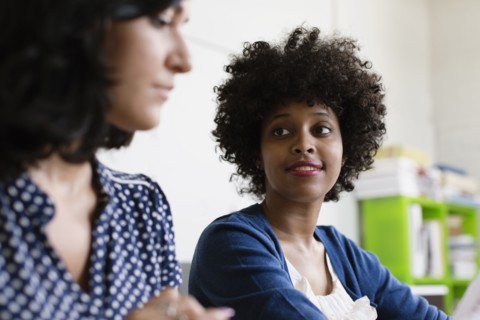 Two women in Small Business