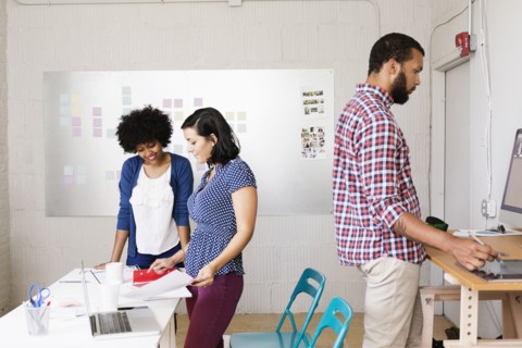 People in office of Small Business