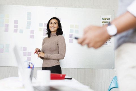 People in office of Small Business