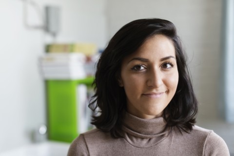 Portrait of a woman in Small Business