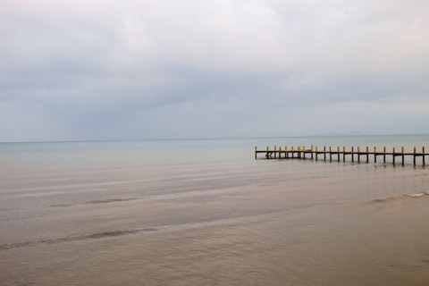 View of sea and pier