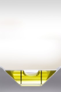 Close-up of carpenters level