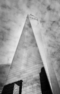 Low angle view of One World Trade Center