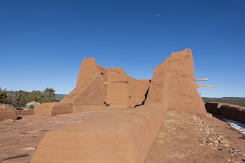 Spanish Mission Church ruins at Pecos National Historical Park