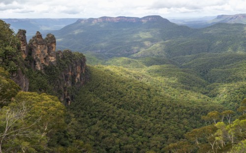Three Sisters rock formation