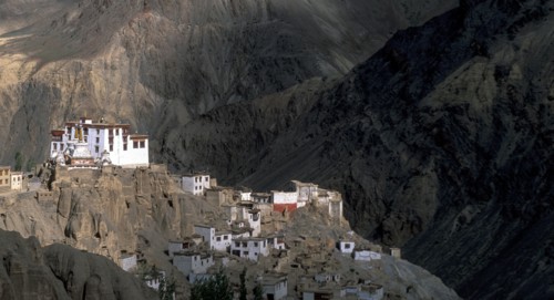 Buddhist Lamayuru Monastery in Himalayas