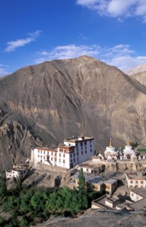 Buddhist Lamayuru Monastery in Himalayas