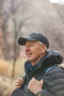 Senior man hiking in Grand Staircase-Escalante National Monument