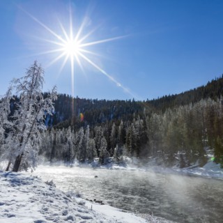 Salmon River in winter