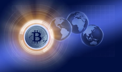 Bitcoin and globes
