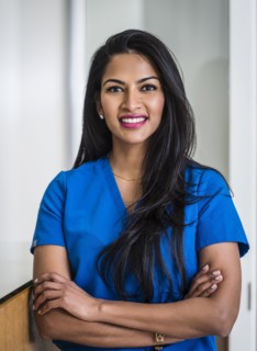 Portrait of female doctor