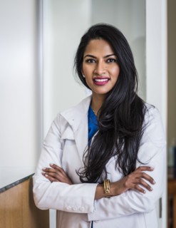 Portrait of female doctor