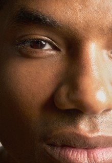 Close-up of mans face