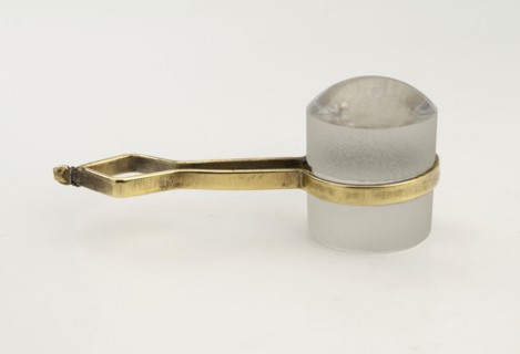 Stanhope magnifier with brass handle