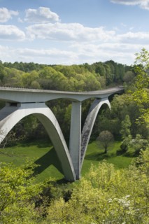 Natchez Trace Parkway Bridge on sunny day