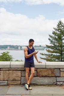 Man in sports clothing
