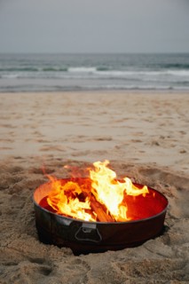 Bonfire at beach