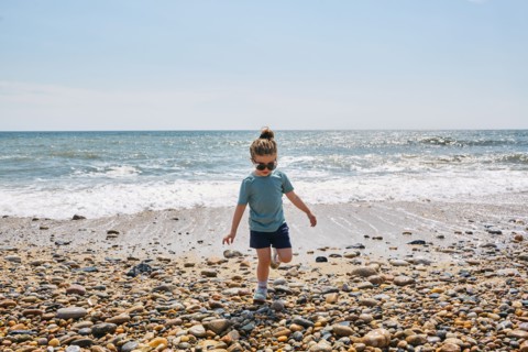 Girl wearing sunglasses