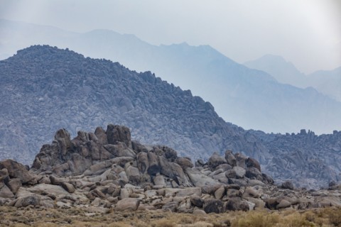 Rock Formations in Alabama Hills