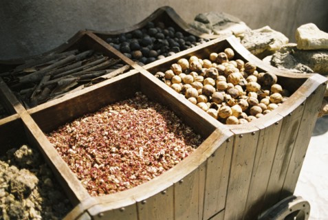 Close up of grain for sale in market