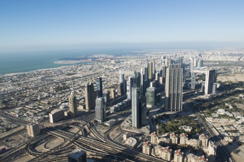 Aerial view of cityscape