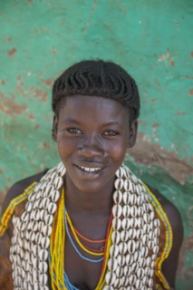 Black woman wearing traditional jewelry