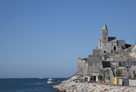 Buildings on Porto Venere waterfront