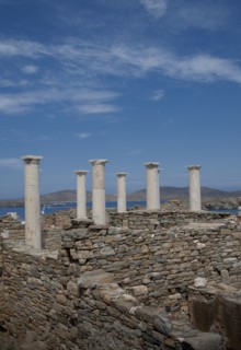 Pillars and ruin walls