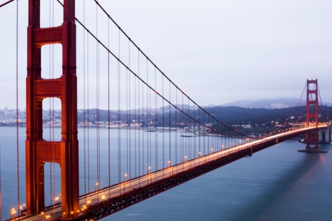 Golden Gate Bridge over San Francisco Bay