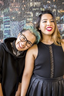 Portrait of smiling Asian women