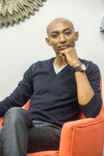Portrait of serious African American man