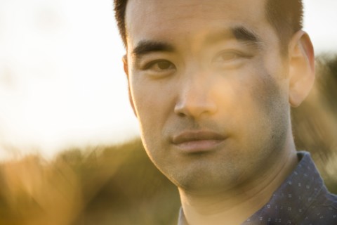 Close up of serious Chinese man