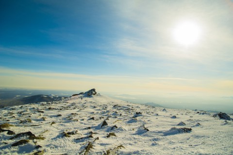 Mountain in winter