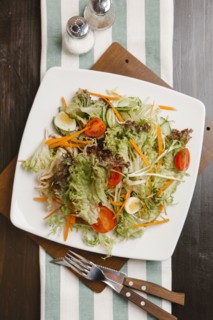 Salad on plate