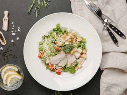 Salad with meat
