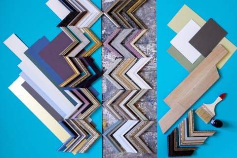 Paintbrush and picture frame parts