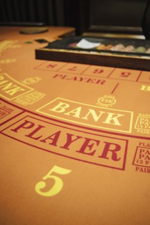 Number 5 at baccarat table