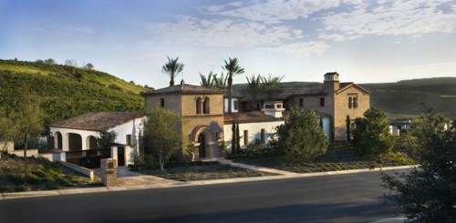 Front exterior andalucian style home