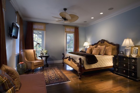Master Bedroom in Traditional Home