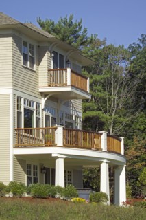 Balcony of a single family home
