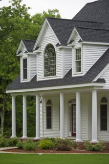 Front entrance of single family home