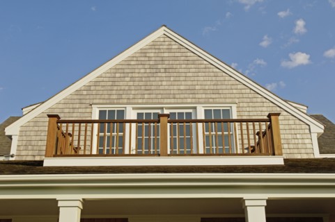 High section of single family home
