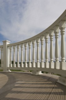 Traditional porch railing