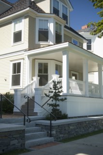 Traditional home with large front porch
